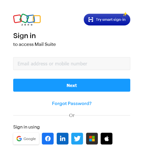 zoho_login_page