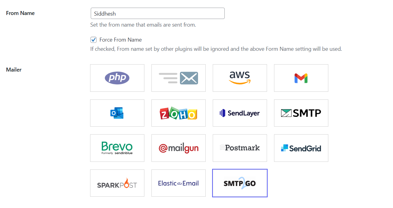 smtp2go_common_field smtp2go_common_field