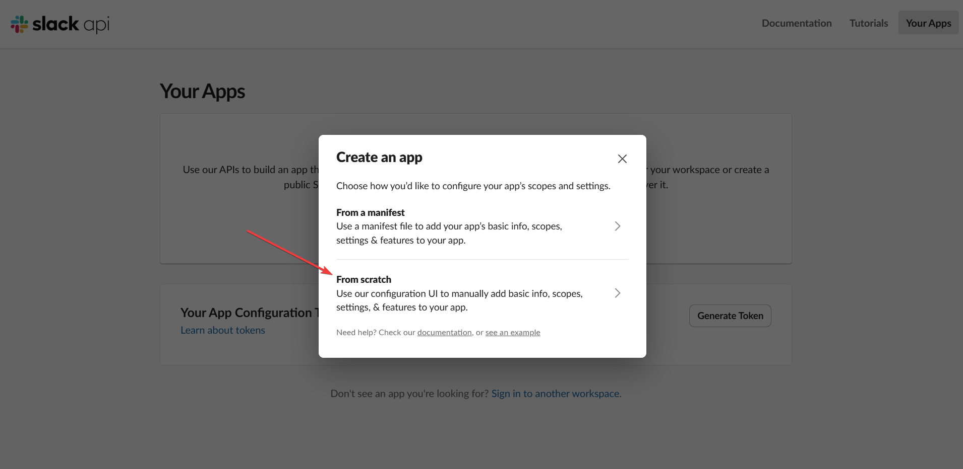 Slack App From Scratch